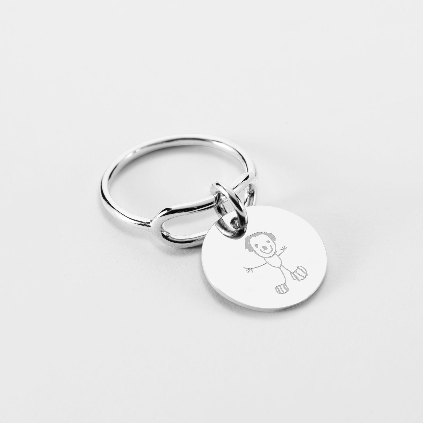 Médaille Croix de Jésus en métal doré