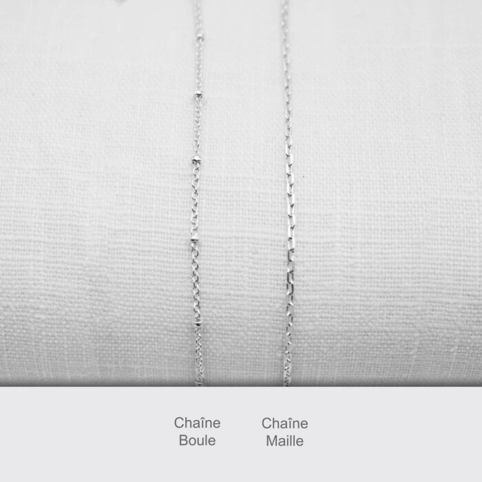 Chaîne enfant argent en option
