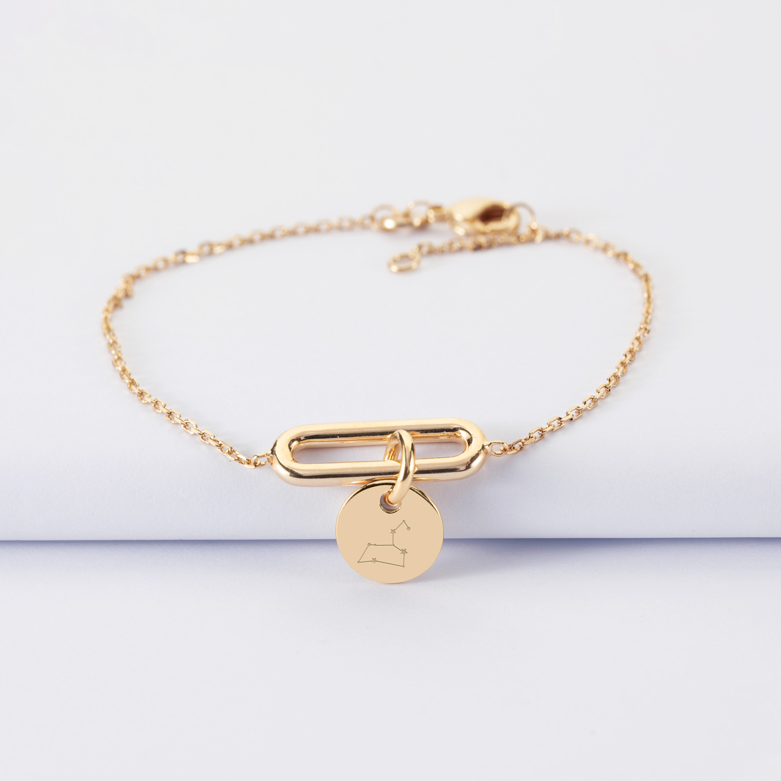 Médaille Plaquée Or Hermès Diamètre 20 Mm - Pour écharpe Ou Collier, Couleur Doré, Neuf Sans étiquette