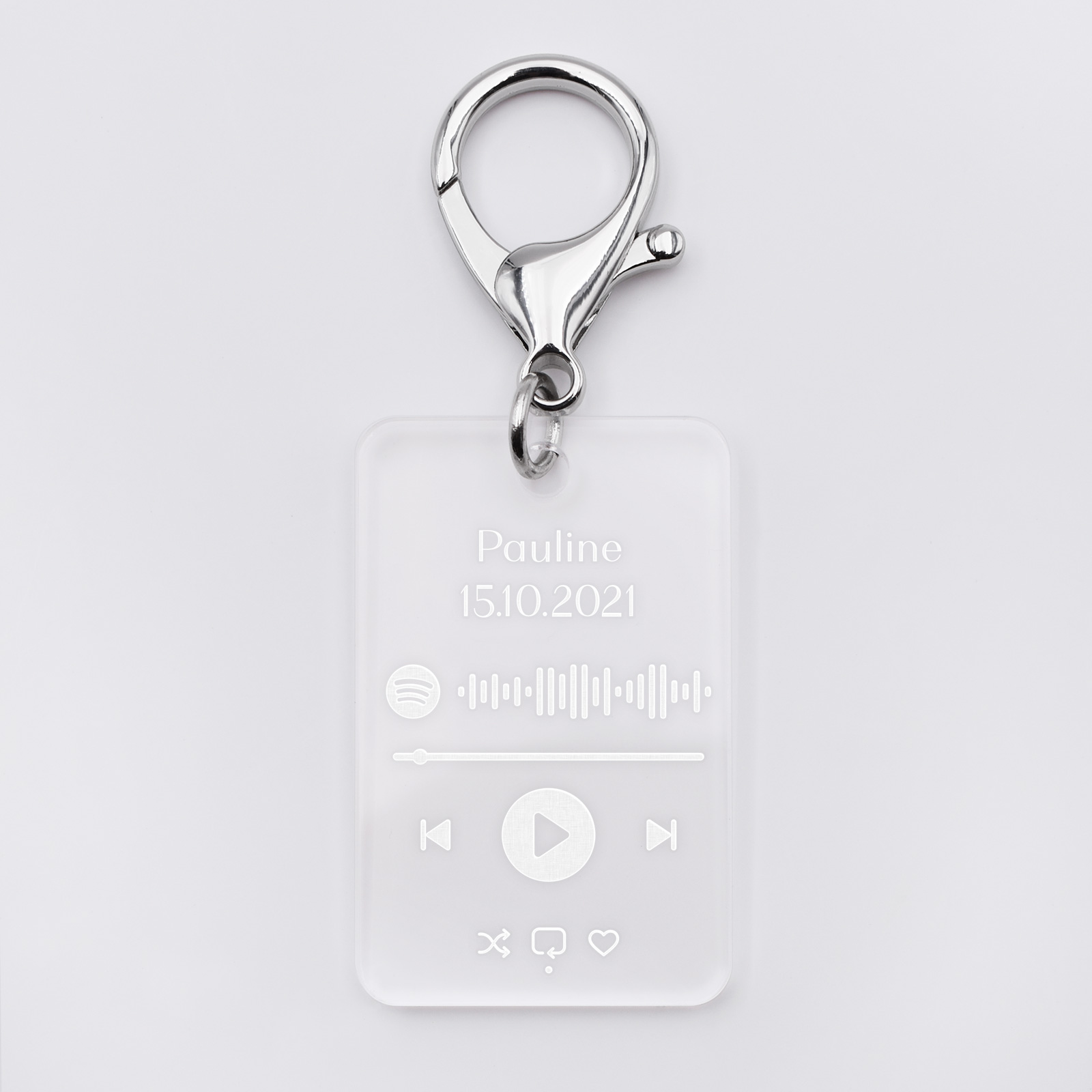Porte-clés gravé pour les musiciens