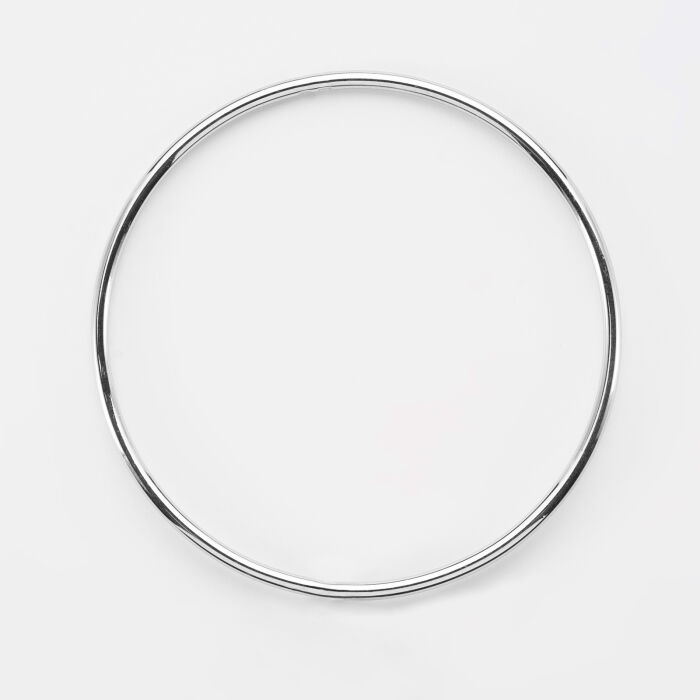 Bracelet enfant jonc argent à plat