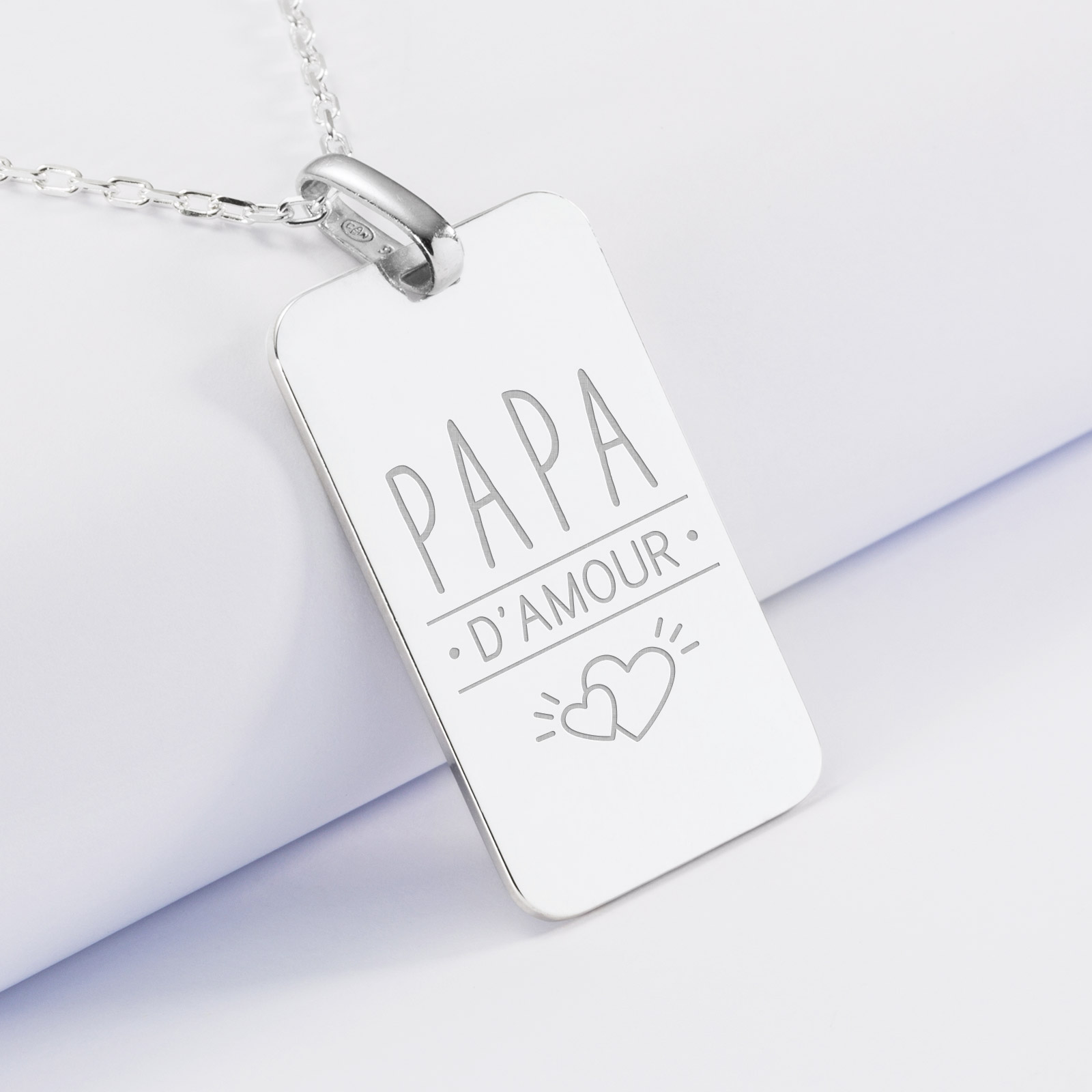 Pendentif Homme Argent Amour Pendentif Homme Personnalisé
