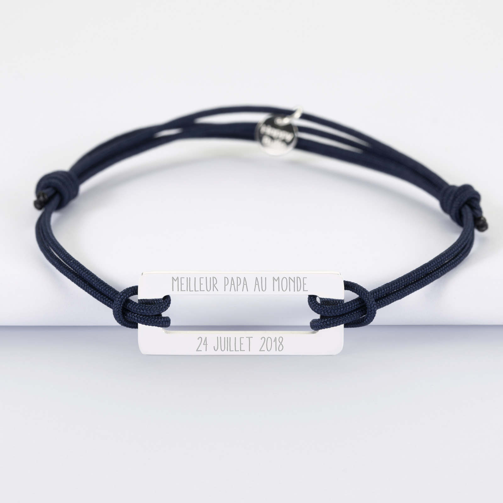 Bracelet Homme Personnalisé Gravure Photo / Prénom / Texte – Acier Inoxydable Réglable, Cadeau Papa Mari Petit Ami, Style Maillons