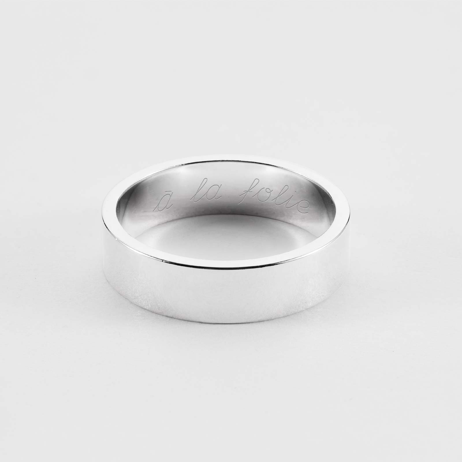 Bague En Argent Taille 59 - Bijou Occasion - Style Simple Et élégant - Argenté
