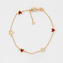 Bracelet coeurs plaqué or NEOLIA BIJOUX PARIS Bracelet coeurs plaqué or NEOLIA BIJOUX PARIS