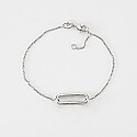 Bracelet Jonc Rigide Ovale Ajustable Design Ciselé Argent 925 - Achat
