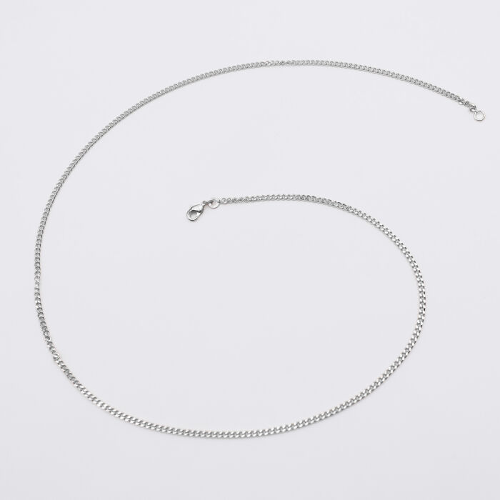 Chaîne gourmette argent