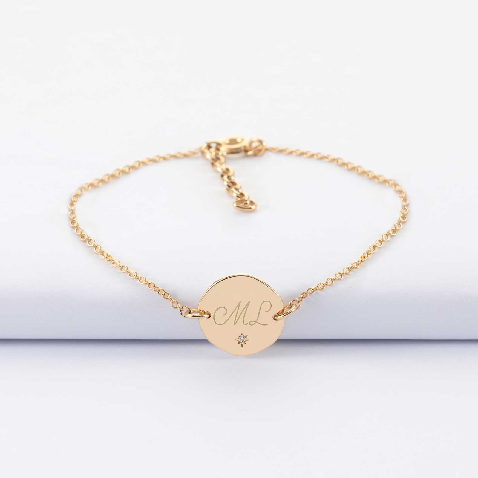 Buy Personalized Gift 14K Gold-Plated or Sterling Silver Children's I.D.  Bracelet for Baby and Girls, Custom Jewelry with Engraved Name (Newborn -  12 Years) Online at desertcartINDIA