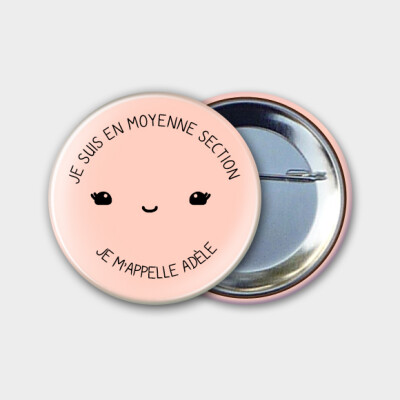 Badge "Adorable" name 1