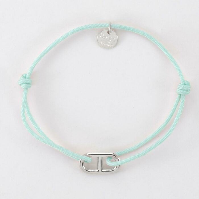 Bracelet maille marine argent 15,4x9 mm - plat