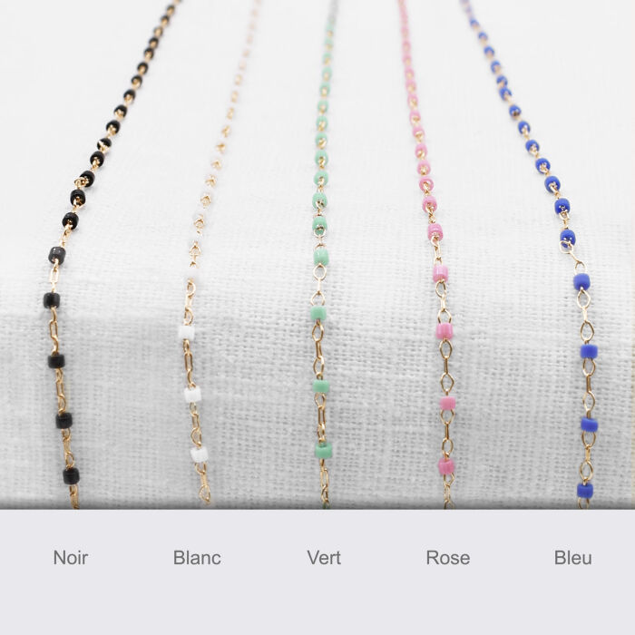 Chaine femme perles de Miyuki