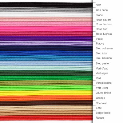 Cord colour chart