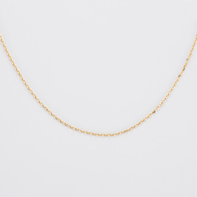 Chaîne maille plaqué or - 1