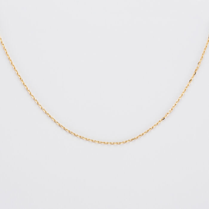 Chaîne maille plaqué or