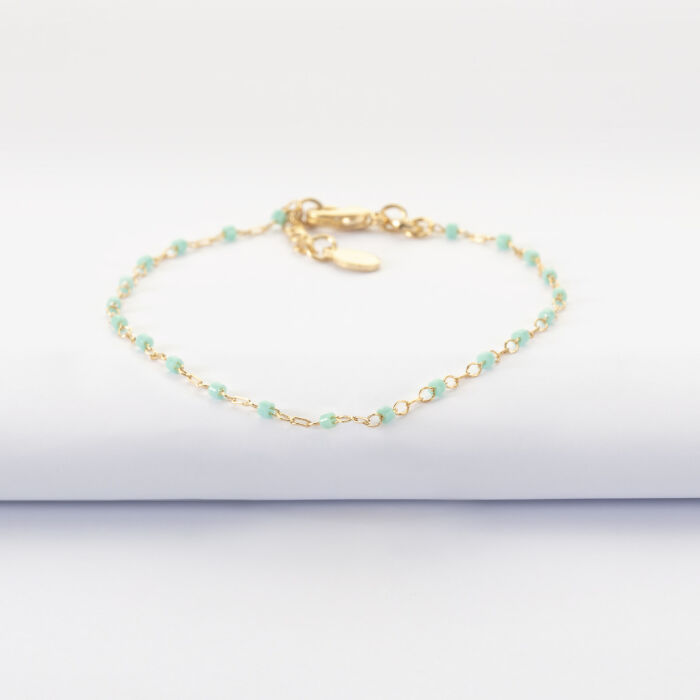 Bracelet perles Miyuki colorées - vert