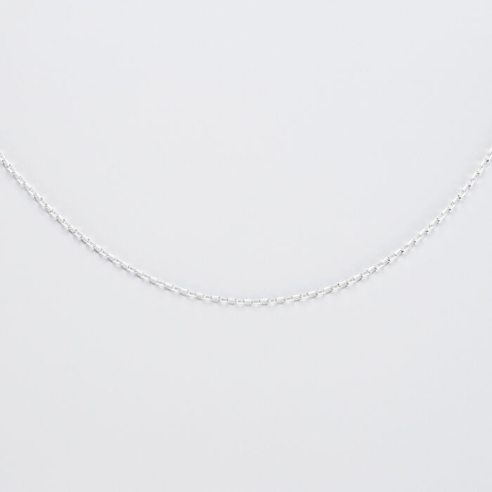 Silver link chain - 1