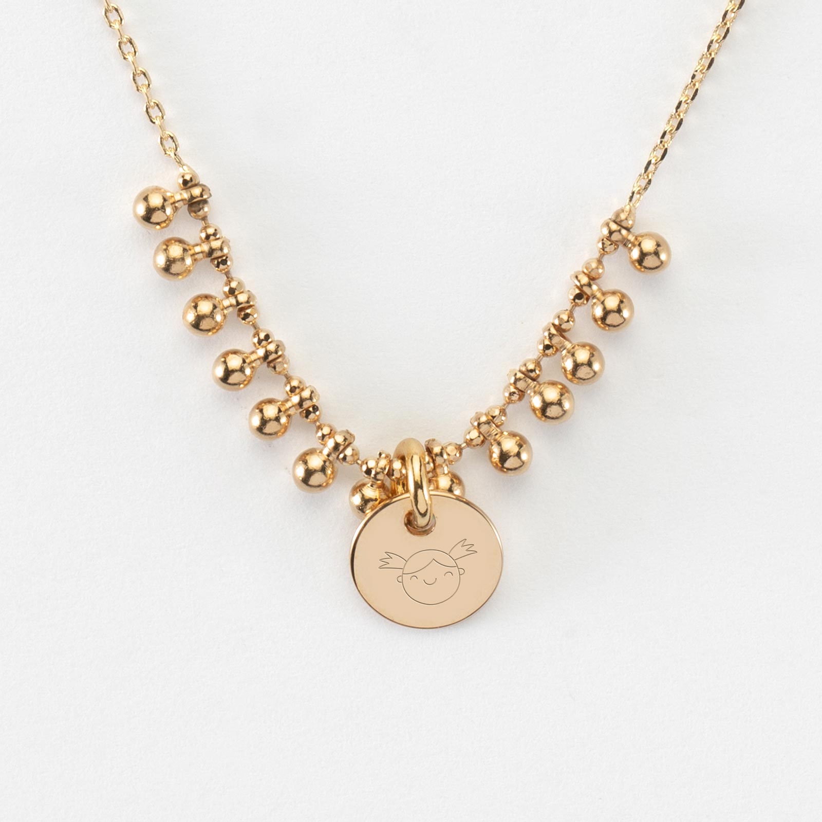 QUARKZMAN 50pcs Boule Perles Chaîne 4 Pouce 2,4 Mm Diamètre Métal Chien Étiquette Porte-Clés Ball Connecteur Fermoir Pour Bijoux Fabrication, Or