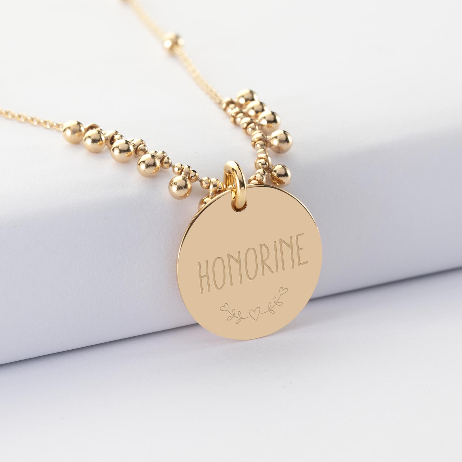 Lot De 200 Chaînes à Pendentif En Acier Doré - Maillons Boule Réglables - Pour Porte-clés DIY, étiquettes, Colliers - Longueur Adaptable