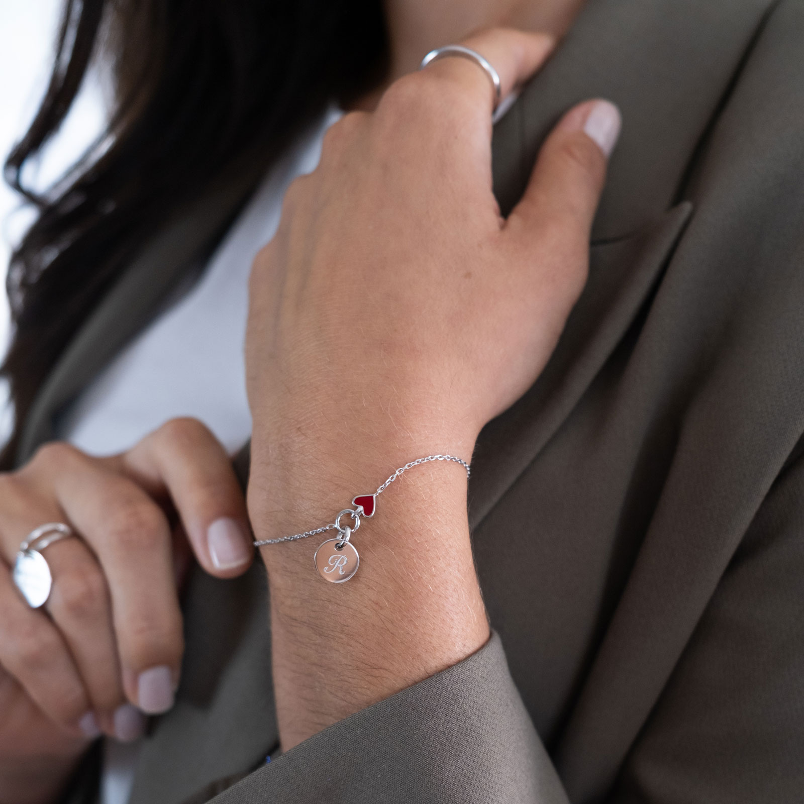 Bracelet Blanche Neige - Pomme Rouge En Argent 925 Et émail Rouge - Neuf Avec étiquettes - Marque Coquelicot Et Coccinelle