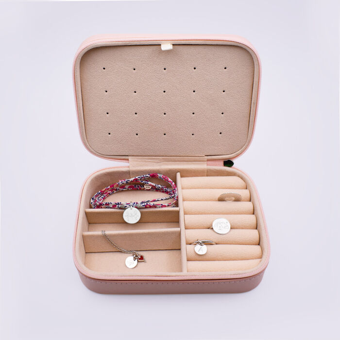 Boite à bijoux de voyage 15,5x11x5cm - rangement