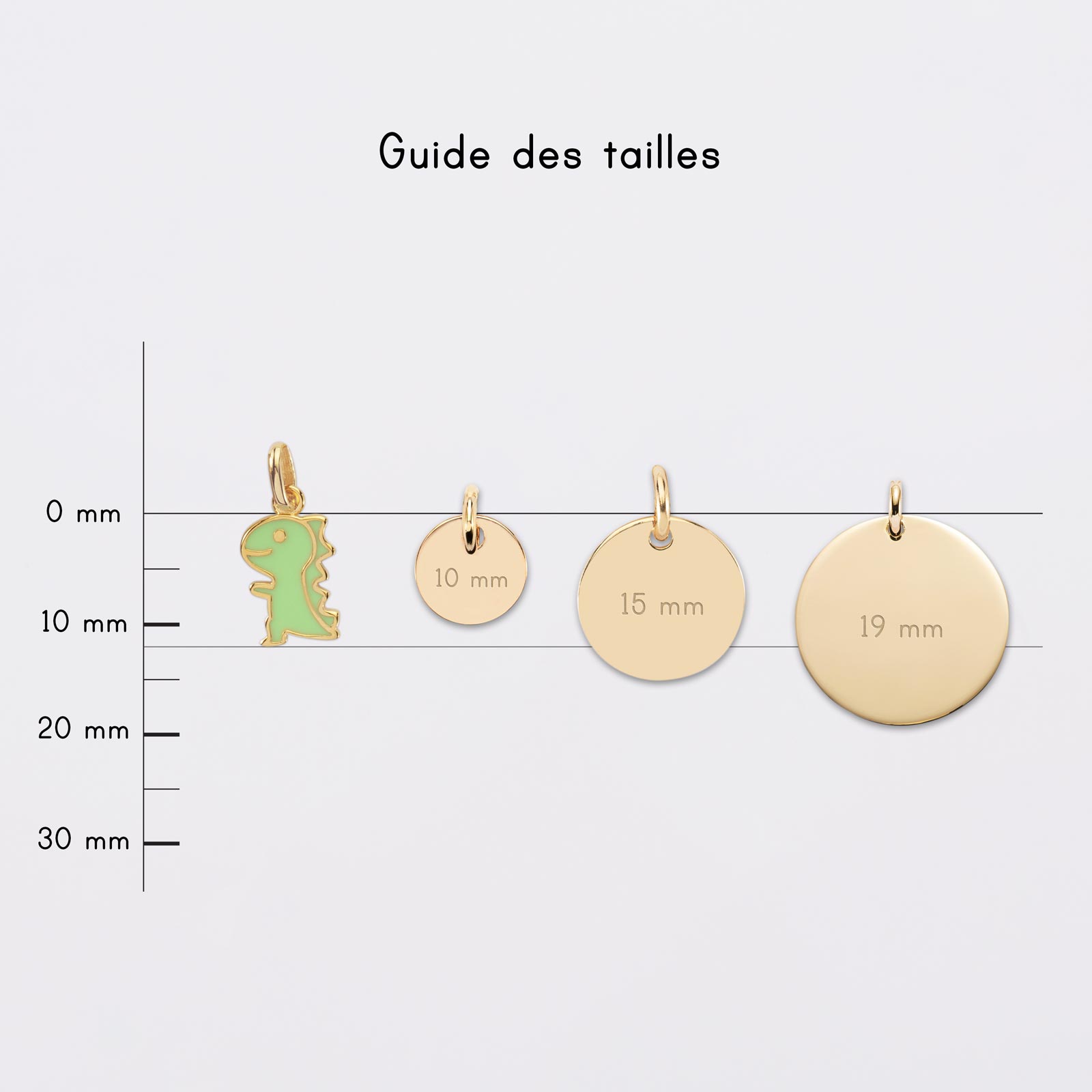 Breloque Notre-Dame en argent sterling : camée en jade vert