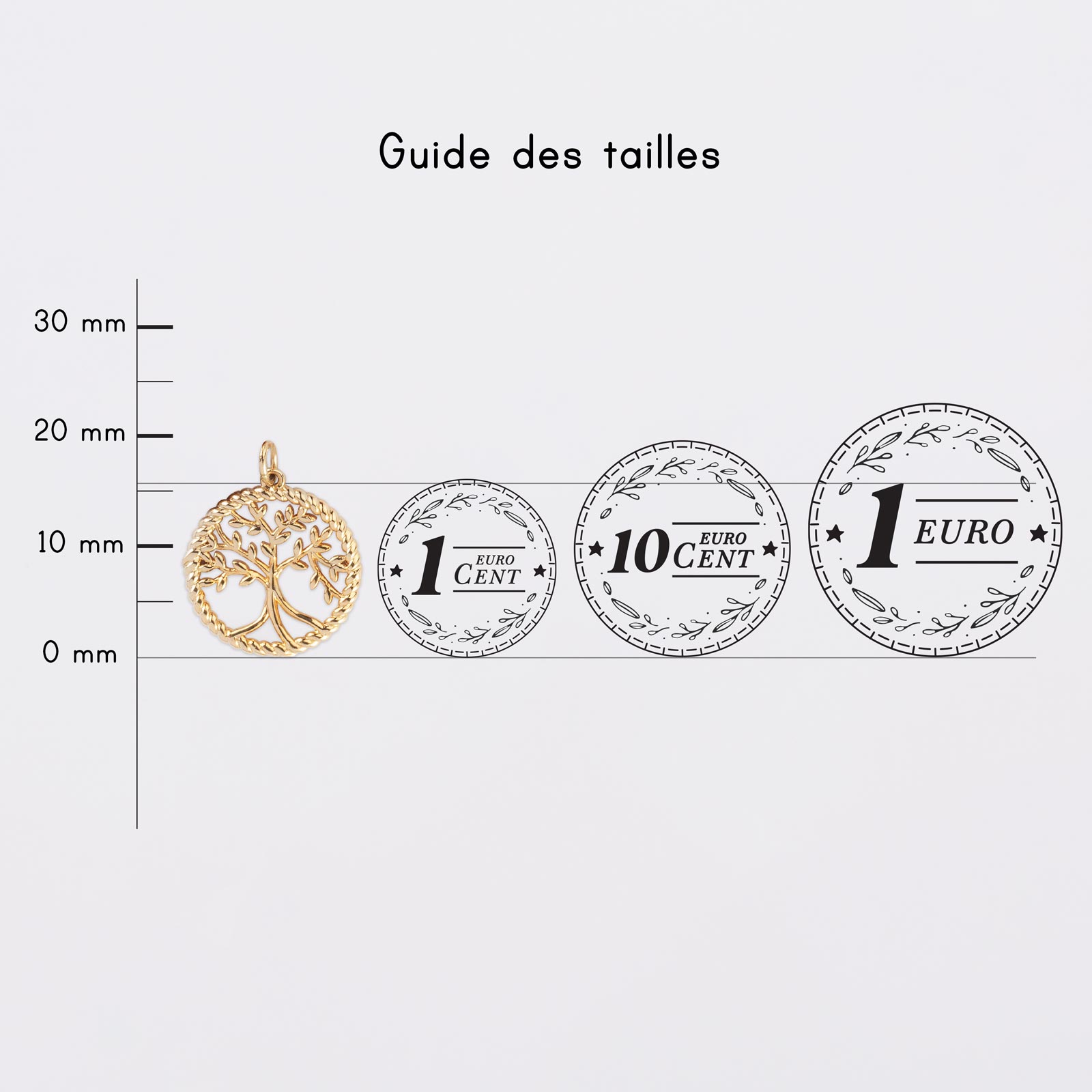 Breloque/pendentif Anges Gardiens Coeur Ouvert - Plaqué Or, Garantie à Vie, Neuve USA