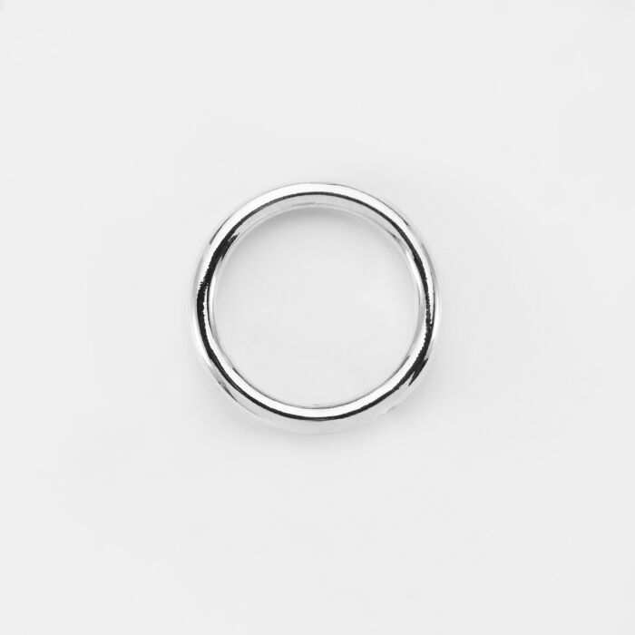 Bague jonc argent - vue haut