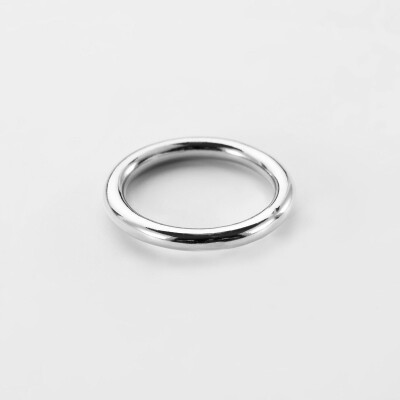 Bague jonc argent - plat