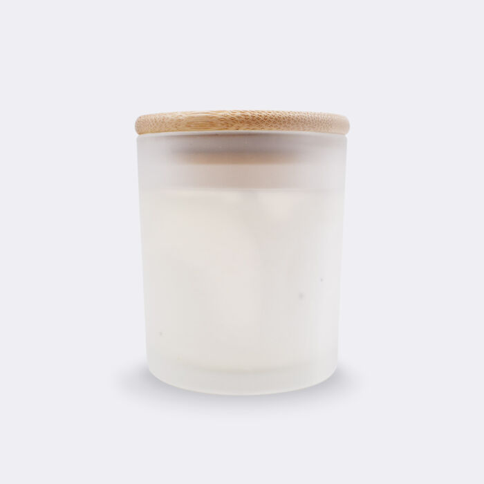 Bougie parfumée personnalisé couvercle bois gravé - Nos petits imparfaits