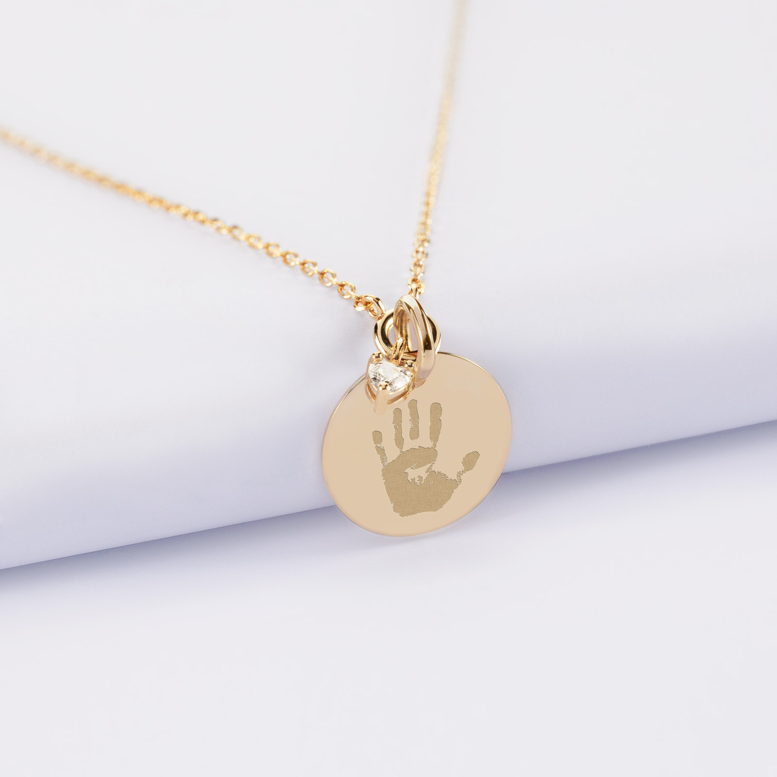 Médaillon Pendentif Cœur Chinois Plaqué Or - Modèle 01J13, Très Bon état Quasi Neuf