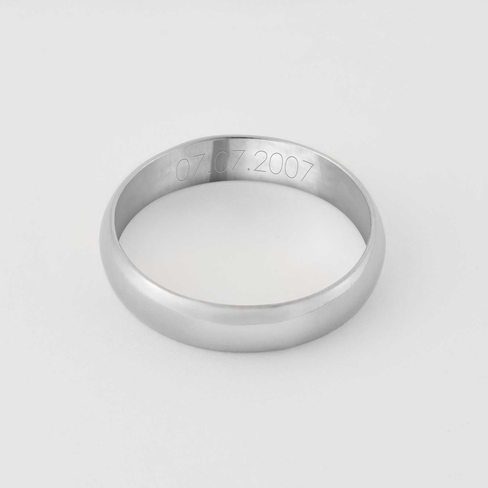 Bague Alliance Argent Alliance Homme Doigt ▷ Alliance Demi Jonc