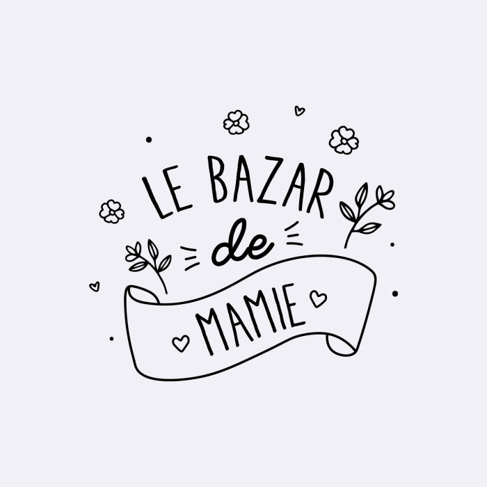 Illustration boîte en verre - Edition spéciale "Le bazar de Mamie" - illustration