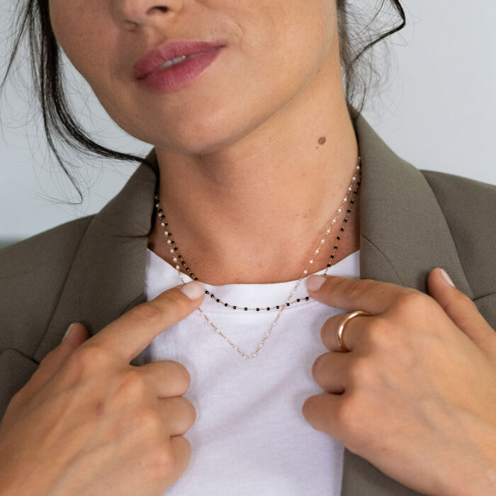 Collier perles Miyuki colorées