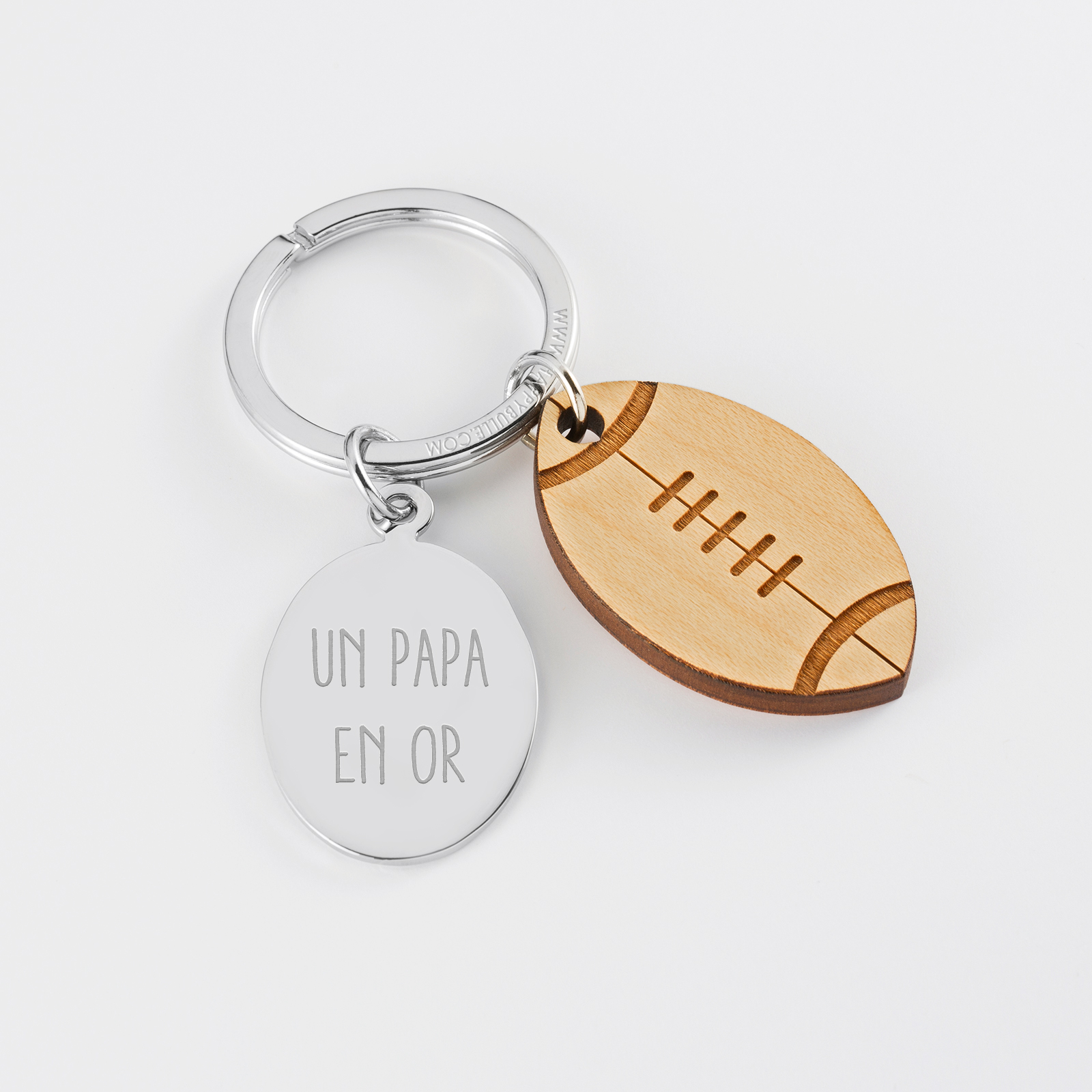 Porte clés rugby Gilbert - modèle PERSO - MisteRugby