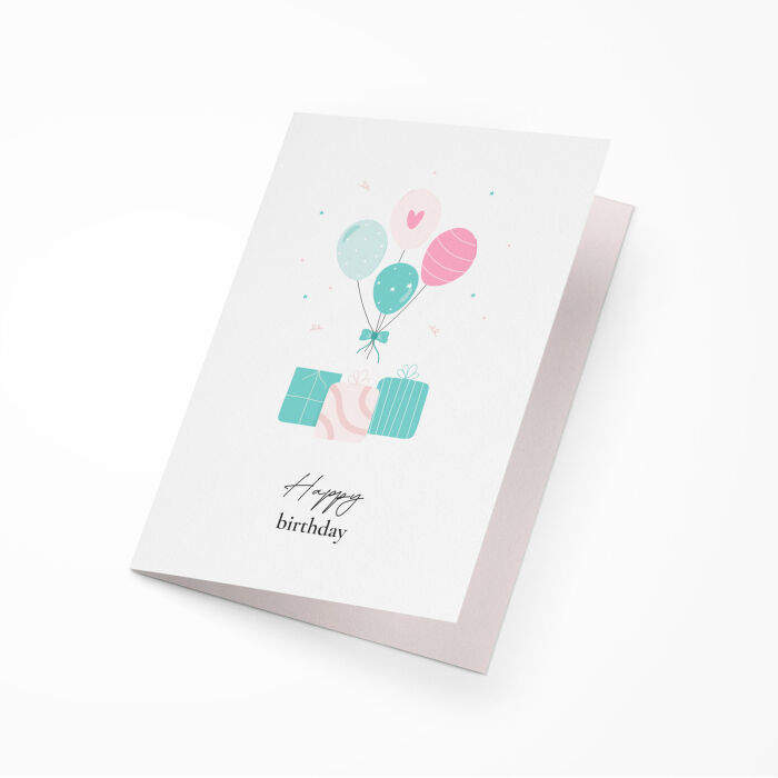 [EN] Carte message cadeau - Happy birthday