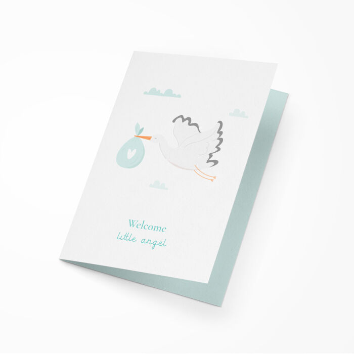 [EN] Carte message cadeau - Welcome little angel