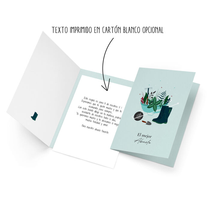 [ES] Carte message cadeau - détail produit