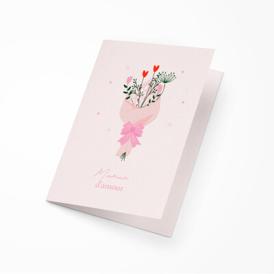 Carte message cadeau - Maman d'amour