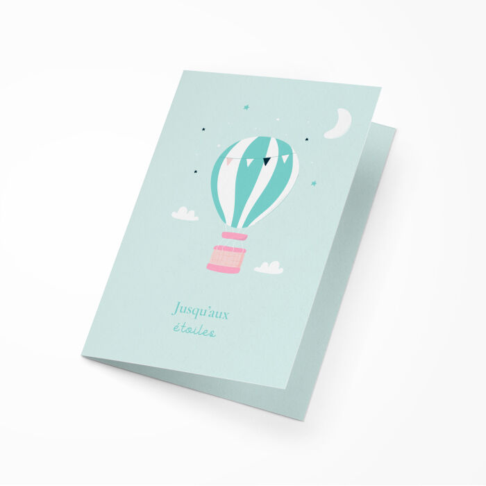 Carte message cadeau - Jusqu'aux étoiles