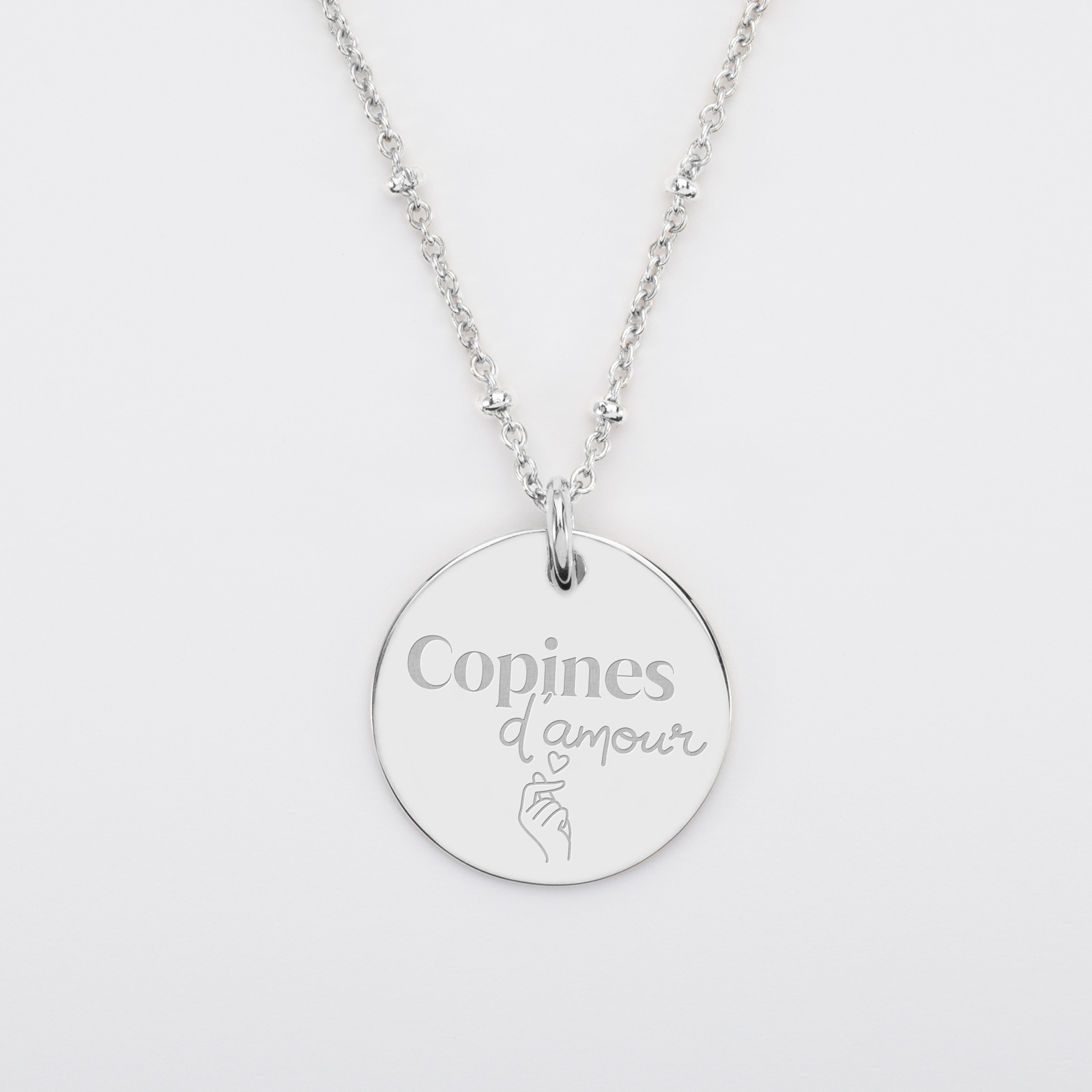 Colgante Virgen Del Pilar Plata Rodiada Diámetro 15mm • Joyas Online
