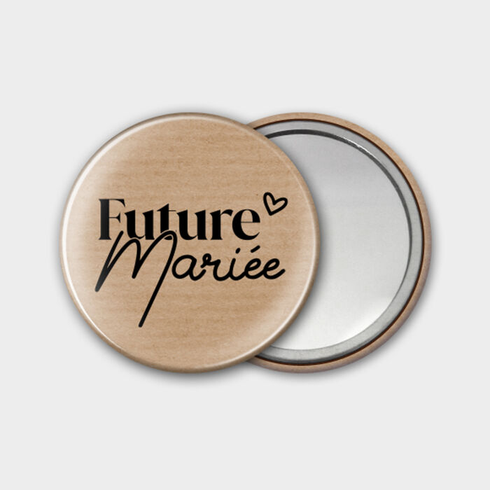 Accessoire kraft 56 mm personnalisé EVJF - Personnalisation 4