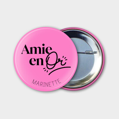 Badge EVJF personnalisé 56mm - Personnalisation 2