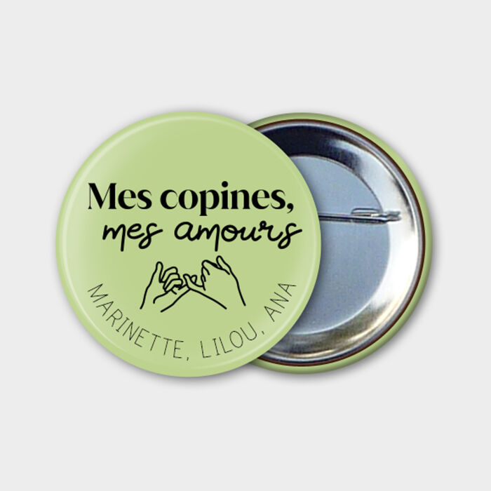 Badge EVJF personnalisé 56mm - Personnalisation 1