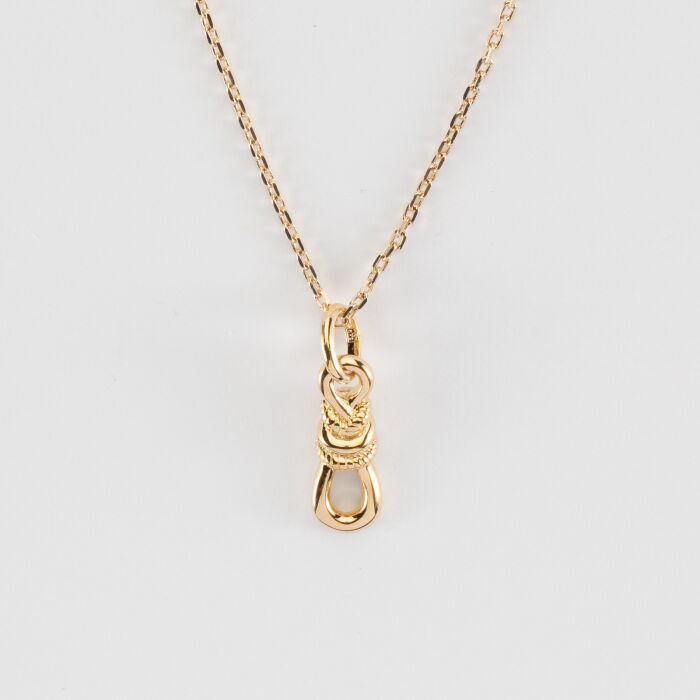 Pendentif plaqué or "Le lien" 17x6 mm - HappyBulle x Lilylovesfashion - Sans médaille