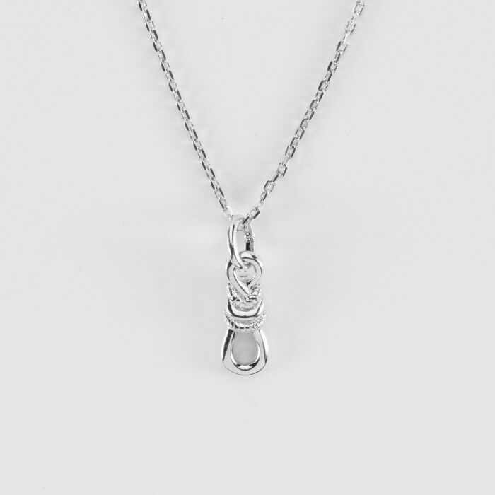 Pendentif argent "Le lien" 17x6 mm - HappyBulle x Lilylovesfashion - Sans médaille