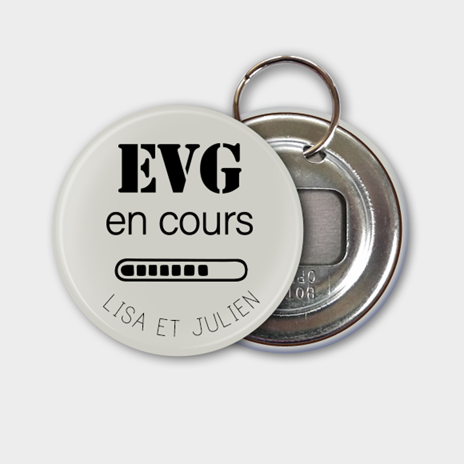 Porte-Clés Anniversaire 18-70 Ans Avec Décapsuleur - Acier Inoxydable, Gravure "18-70 Ans à Ta Santé" - Cadeau Original Homme Femme