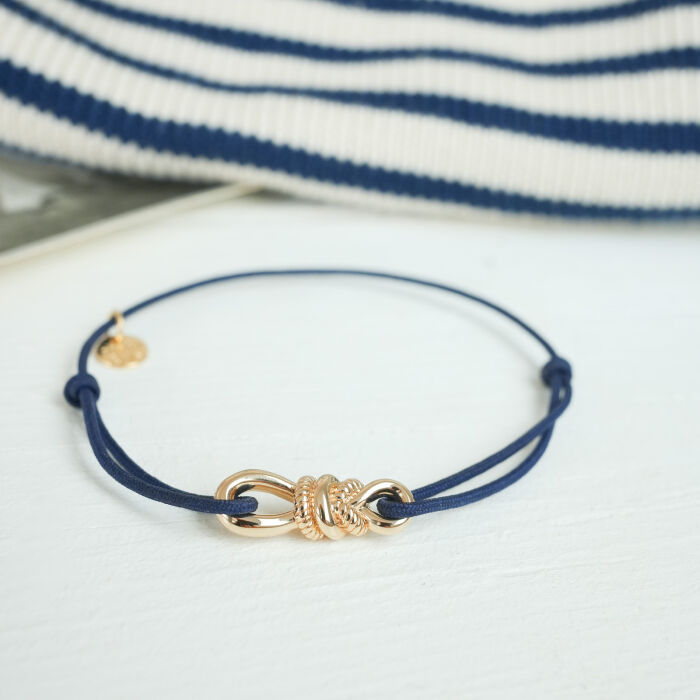 Bracelet cordon "Le lien" plaqué or - HappyBulle x Lilylovesfashion - Ambiance