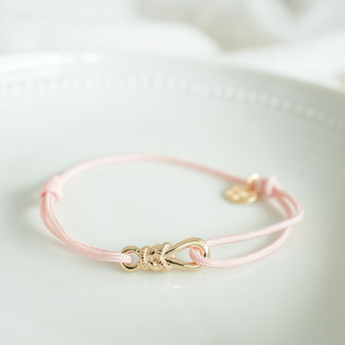 Bracelet enfant cordon "Le lien" plaqué or 17x6 mm - HappyBulle x Lilylovesfashion - Ambiance